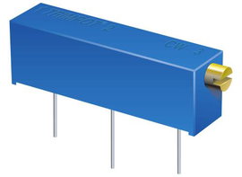 Bourns 3006P-1-202LF Cermet trimmer Lineáris 0.75 W 2 kΩ 5400 ° 1 db