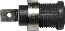 Mueller Electric BU-P72913-0 Banánhüvely Fekete 10 db
