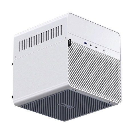 Jonsbo N2 Mini-ITX Mini torony Számítógép ház, Gaming doboz Fehér 4. kép