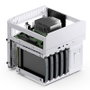 Jonsbo N2 Mini-ITX Mini torony Számítógép ház, Gaming doboz Fehér 8. bélyegkép