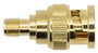 Mueller Electric BU-P4289 Adapterdugó BNC dugó - SMA alj Sárgaréz bélyegkép