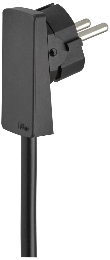 EVOline 1512 0015 1100 Csatlakozókábel Áram Fekete 1.5 m 2. kép