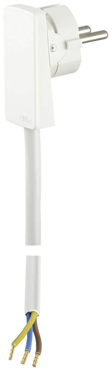EVOline 1512 0015 1300 Csatlakozókábel Áram Fehér 1.5 m