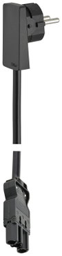 EVOline 1512 0015 2100 Csatlakozókábel Áram Fekete 1.5 m bélyegkép