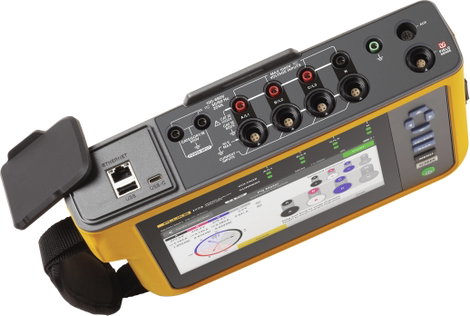 Fluke 1777, Power Quality Analyzer hálózat analizáló készülék adatgyűjtő funkcióval, lakatfogóval 4. kép
