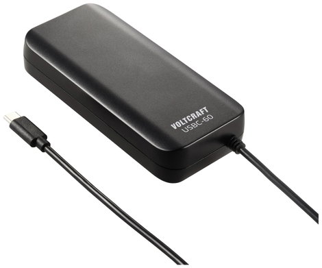 VOLTCRAFT USBC-60 USB-s töltőkészülék 60 W 5 V, 9 V, 12 V, 15 V, 20 V 3 A USB Power Delivery (USB-PD 4. kép