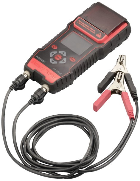 Autós akkuteszter nyomtatóval 12 V/24 V, VOLTCRAFT VC-BT12/24-Print 3. kép