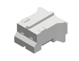 EDAC Hüvelyház kábel Pólusok száma 2 Raszterméret: 2 mm 140-502-210-011 1 db