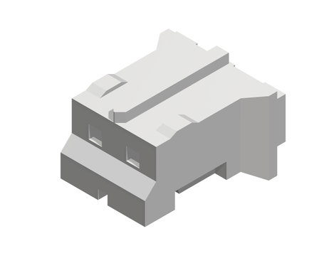 EDAC Hüvelyház kábel Pólusok száma 2 Raszterméret: 2 mm 140-502-210-011 1 db