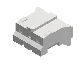 EDAC Hüvelyház kábel Pólusok száma 3 Raszterméret: 2 mm 140-503-210-011 1 db