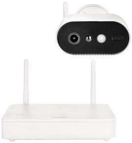 ABUS ABUS Security-Center PPIC91000 LAN, WLAN IP-Megfigyelő kamera készlet4 csatornás1920 x 1080 pix
