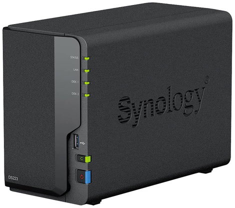 Synology DiskStation DS223 NAS szerver ház 0 GB 2 rekesz USB 3.0 előlapi csatlakozó, Synology® hardv 2. kép