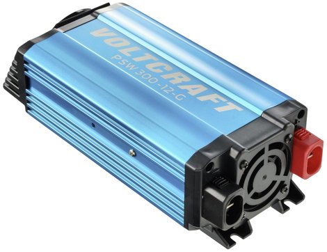 VOLTCRAFT Inverter PSW 300-12-G 300 W 12 V/DC - 230 V/AC 3. kép