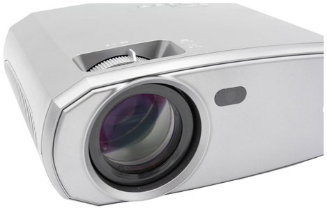 Technaxx Kivetítő TX-177 LCD Fényerő: 8500 lm 1920 x 1080 Full HD Ezüst