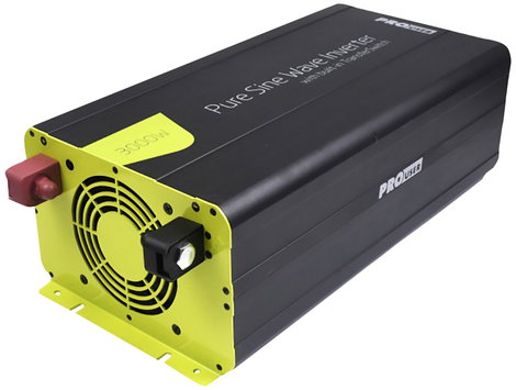 ProUser Inverter PSI3000TX 3000 W 12 V - 230 V/AC Távirányítóval, USV funkció, Hálózati előtét kapcs 2. kép