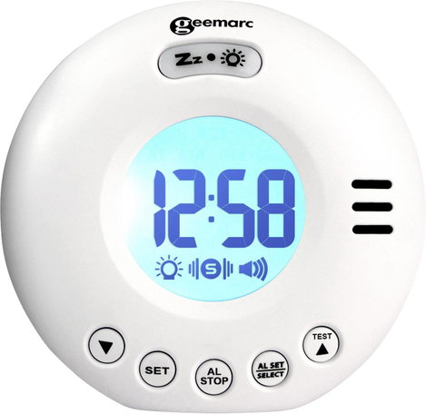 Geemarc JWNS-VOYAGERV2_WH_I Elektronikus Ébresztőóra Fehér