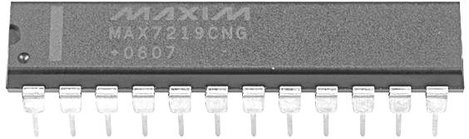 Maxim Integrated MAX7219CNG+ PMIC - energiamérő Átdugós szerelés tubus