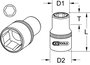 KS Tools KS TOOLS 9641213 Bit befogó 2. bélyegkép