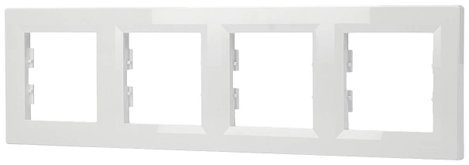 Schneider Electric Keret Asfora Fehér (RAL 9003) EPH5800421D 9. kép