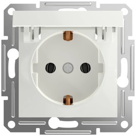Schneider Electric Csatlakozó aljzat csapófedéllel Asfora Fehér (RAL 9003) EPH3170121D