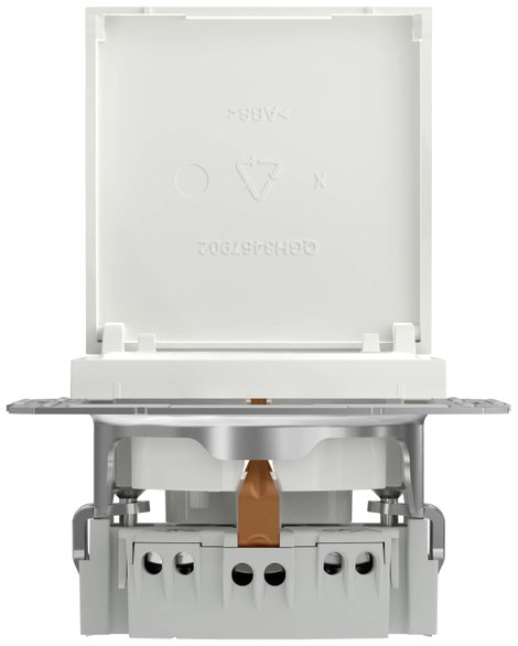 Schneider Electric Csatlakozó aljzat csapófedéllel Asfora Fehér (RAL 9003) EPH3170121D 4. kép