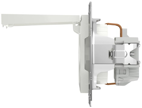 Schneider Electric Csatlakozó aljzat csapófedéllel Asfora Fehér (RAL 9003) EPH3170121D 7. kép