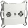 Schneider Electric TV-, rádió végcsatlakozó Asfora Fehér (RAL 9003) EPH3300721D 2. bélyegkép