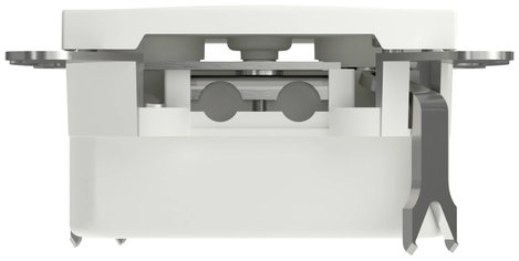 Schneider Electric TV-, rádió végcsatlakozó Asfora Fehér (RAL 9003) EPH3300721D 4. kép