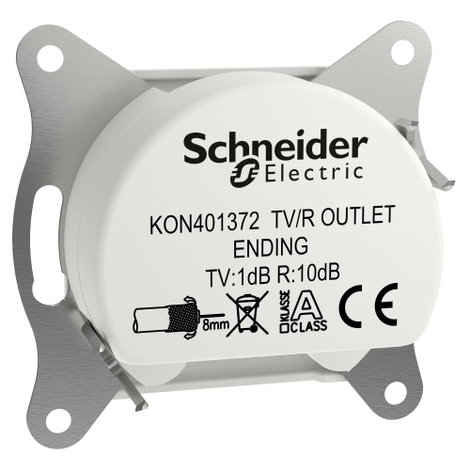 Schneider Electric TV-, rádió végcsatlakozó Asfora Fehér (RAL 9003) EPH3300721D 5. kép