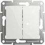 Schneider Electric Kettős nyomógomb Asfora Fehér (RAL 9003) EPH1170121D bélyegkép