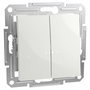 Schneider Electric Kettős nyomógomb Asfora Fehér (RAL 9003) EPH1170121D 2. bélyegkép
