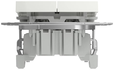 Schneider Electric Kettős nyomógomb Asfora Fehér (RAL 9003) EPH1170121D 4. kép