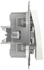 Schneider Electric Kettős nyomógomb Asfora Fehér (RAL 9003) EPH1170121D 6. bélyegkép