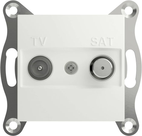 Schneider Electric TV-SAT végcsatlakozó Asfora Fehér (RAL 9003) EPH3470121D
