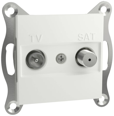 Schneider Electric TV-SAT végcsatlakozó Asfora Fehér (RAL 9003) EPH3470121D 2. kép