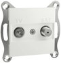 Schneider Electric TV-SAT végcsatlakozó Asfora Fehér (RAL 9003) EPH3470121D 2. bélyegkép