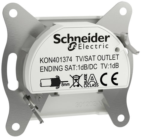 Schneider Electric TV-SAT végcsatlakozó Asfora Fehér (RAL 9003) EPH3470121D 5. kép