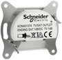 Schneider Electric TV-SAT végcsatlakozó Asfora Fehér (RAL 9003) EPH3470121D 5. bélyegkép