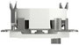 Schneider Electric TV-SAT végcsatlakozó Asfora Fehér (RAL 9003) EPH3470121D 8. bélyegkép