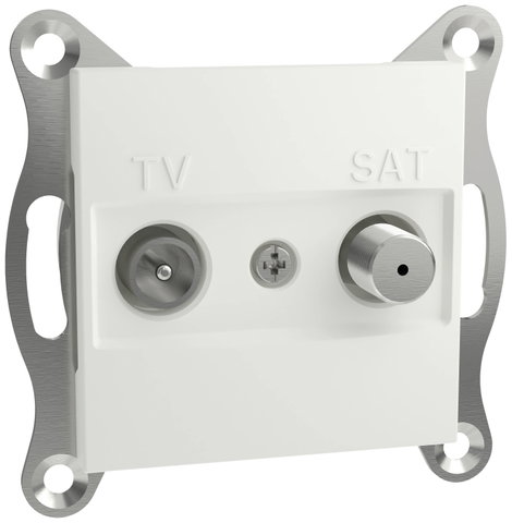 Schneider Electric TV-SAT átmenő csatlakozó Asfora Fehér (RAL 9003) EPH3470321D 2. kép