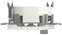Schneider Electric TV-SAT átmenő csatlakozó Asfora Fehér (RAL 9003) EPH3470321D 8. bélyegkép