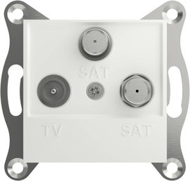 Schneider Electric TV-SAT-SAT végcsatlakozó Asfora Fehér (RAL 9003) EPH3670121D