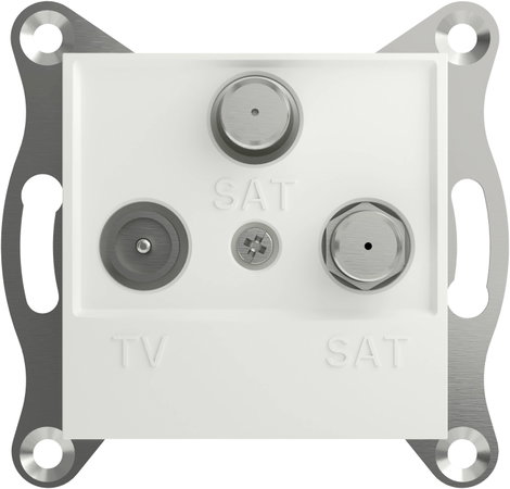 Schneider Electric TV-SAT-SAT végcsatlakozó Asfora Fehér (RAL 9003) EPH3670121D