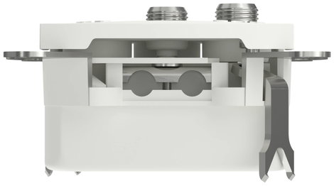 Schneider Electric TV-SAT-SAT végcsatlakozó Asfora Fehér (RAL 9003) EPH3670121D 4. kép