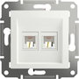 Schneider Electric RJ11 telefoncsatlakozó Asfora Fehér (RAL 9003) EPH4270121D bélyegkép