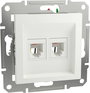 Schneider Electric RJ11 telefoncsatlakozó Asfora Fehér (RAL 9003) EPH4270121D 2. bélyegkép