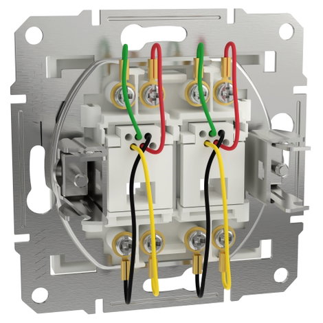 Schneider Electric RJ11 telefoncsatlakozó Asfora Fehér (RAL 9003) EPH4270121D 5. kép