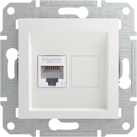 Schneider Electric RJ45 adatcsatlakozó Asfora Fehér (RAL 9003) EPH4770121D