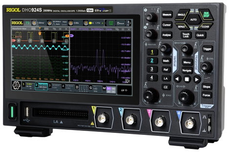 Rigol DHO924 Digitális oszcilloszkóp 200 MHz 1.25 GSa/mp 50 Mpts 12 bit 1 db 3. kép