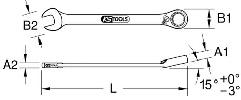 KS Tools 503.5919 503.5919 Racsnis csavarkulcs 5. kép